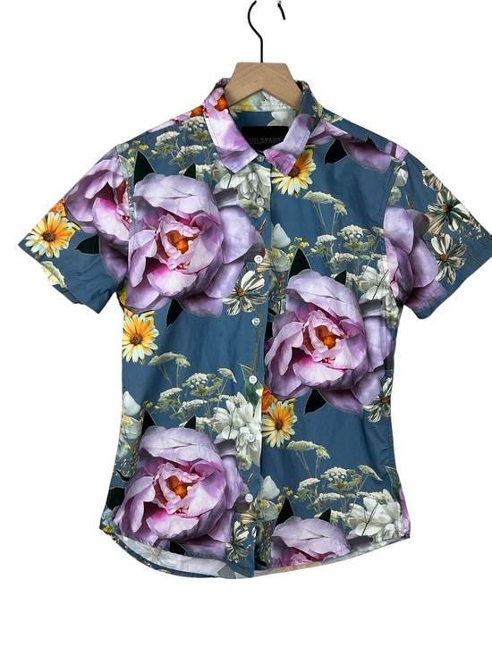 Wildfang Tops - Wildfang Essential Button Up Floral Short Sleeve Shirt